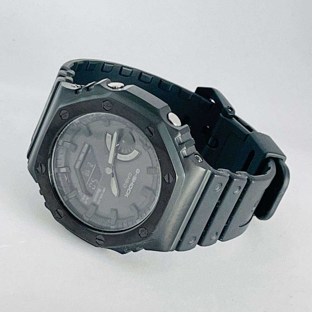 CASIO G-SHOCK GA-B2100 Bluetooth カシオークカスタム ブラックチタンカバー拍卖