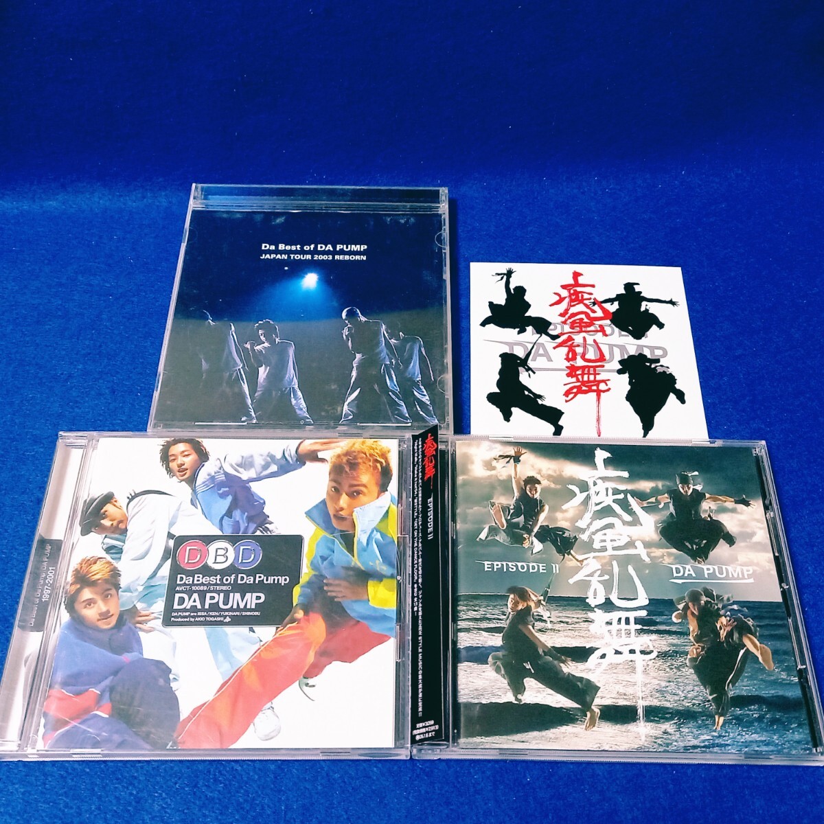 DA PUMP アルバム CD 3枚 セット まとめて|Da Best of Da Pump|JAPAN TOUR 2003 REBORN|疾風乱舞 EPISODE II|ダパンプ ISSA m.c.A・T拍卖