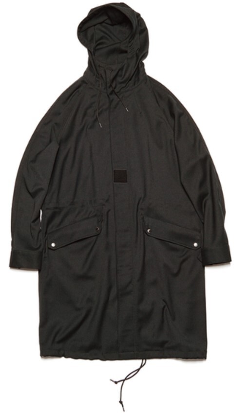 uniform experiment uniform experiment FRENCH HOODED LUMILET WOOL COAT サイズ2 ブラック sophnet ソフネット bristol拍卖