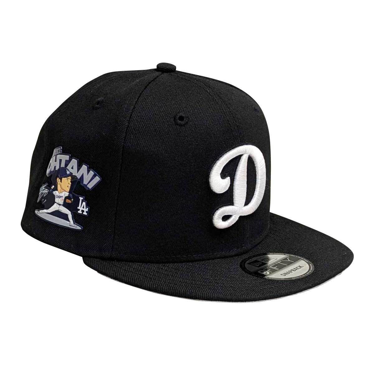 ドームで再開 ブラックD限定 投手編パッチ付き大谷翔平モデル NEW ERA ニューエラ 9FIFTY CAP MLB公認拍卖