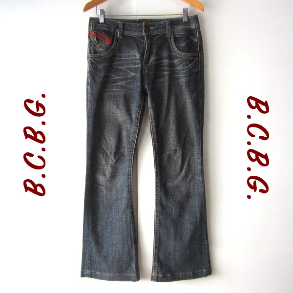 BCBG/ビーシービージー★ フレアー ブーツカットデニム 67cm拍卖