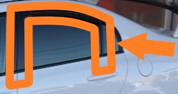 【左右選択可】 新品未使用 純正 ホンダ シビック FD2 タイプR 前期 後期 リヤドア ガラスラン ランチャンネル ゴム モール ラバー H0809-1拍卖