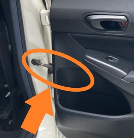 【左右選択可】 新品未使用 純正 ホンダ シビック FD2 タイプR 前期 後期 リア リヤ ドア チェッカー チェック サイド H0822-1拍卖