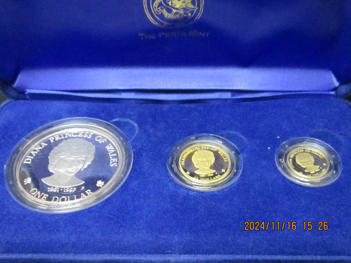 1997【ダイアナCOIN】オーストラリア・パース造幣局発行《5000SET限定品》拍卖
