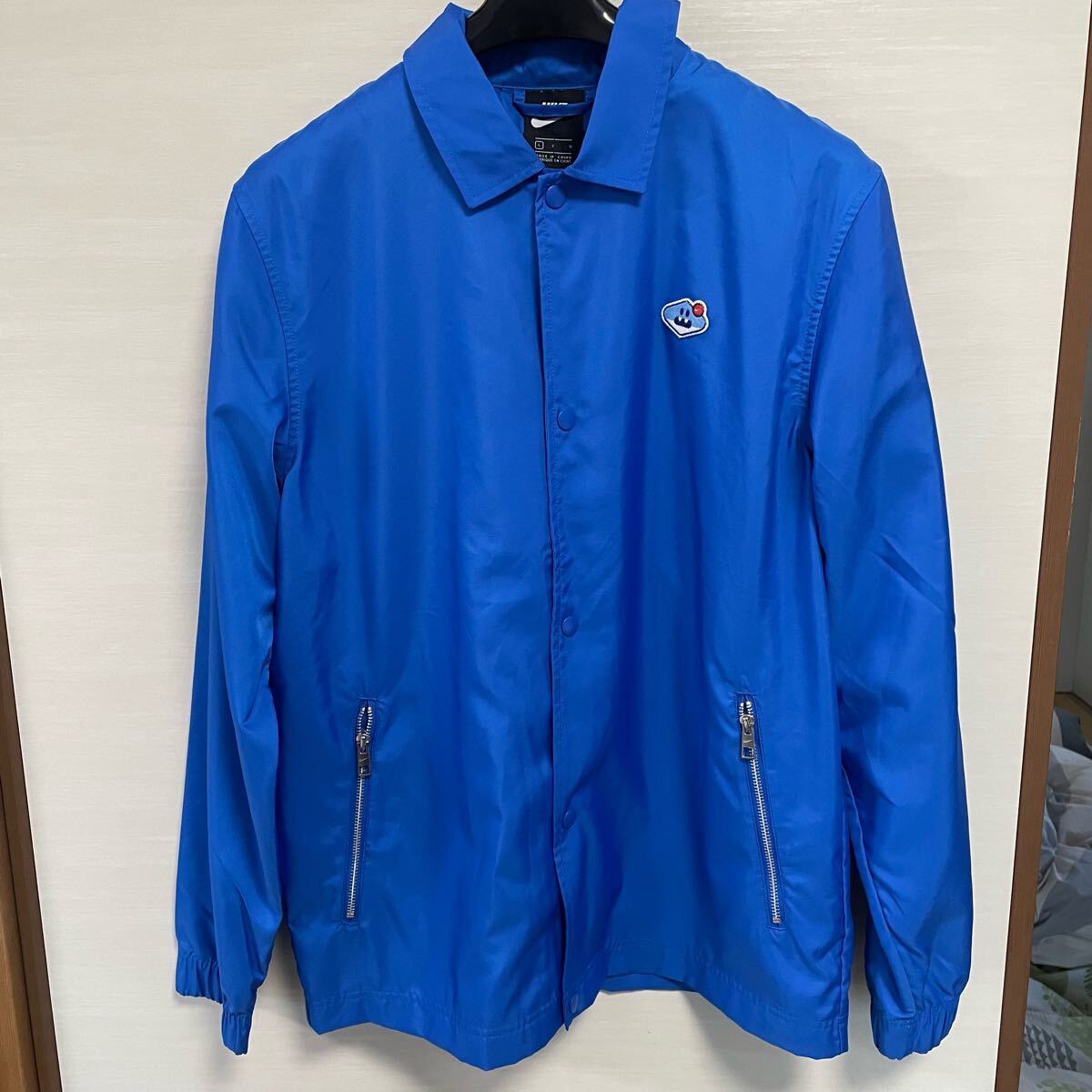 未使用 nike ナイキ コーチジャケット Lサイズ 青拍卖