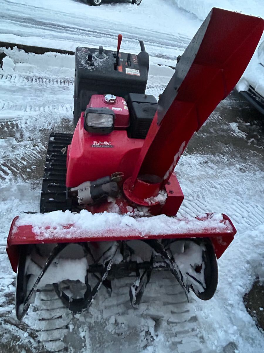 HONDAハイブリッド除雪機HSM1390iローリング付き!中古実働車!整備済み!バッテリー2個新品交換!実際作業で各動作確認しました。現状渡し拍卖