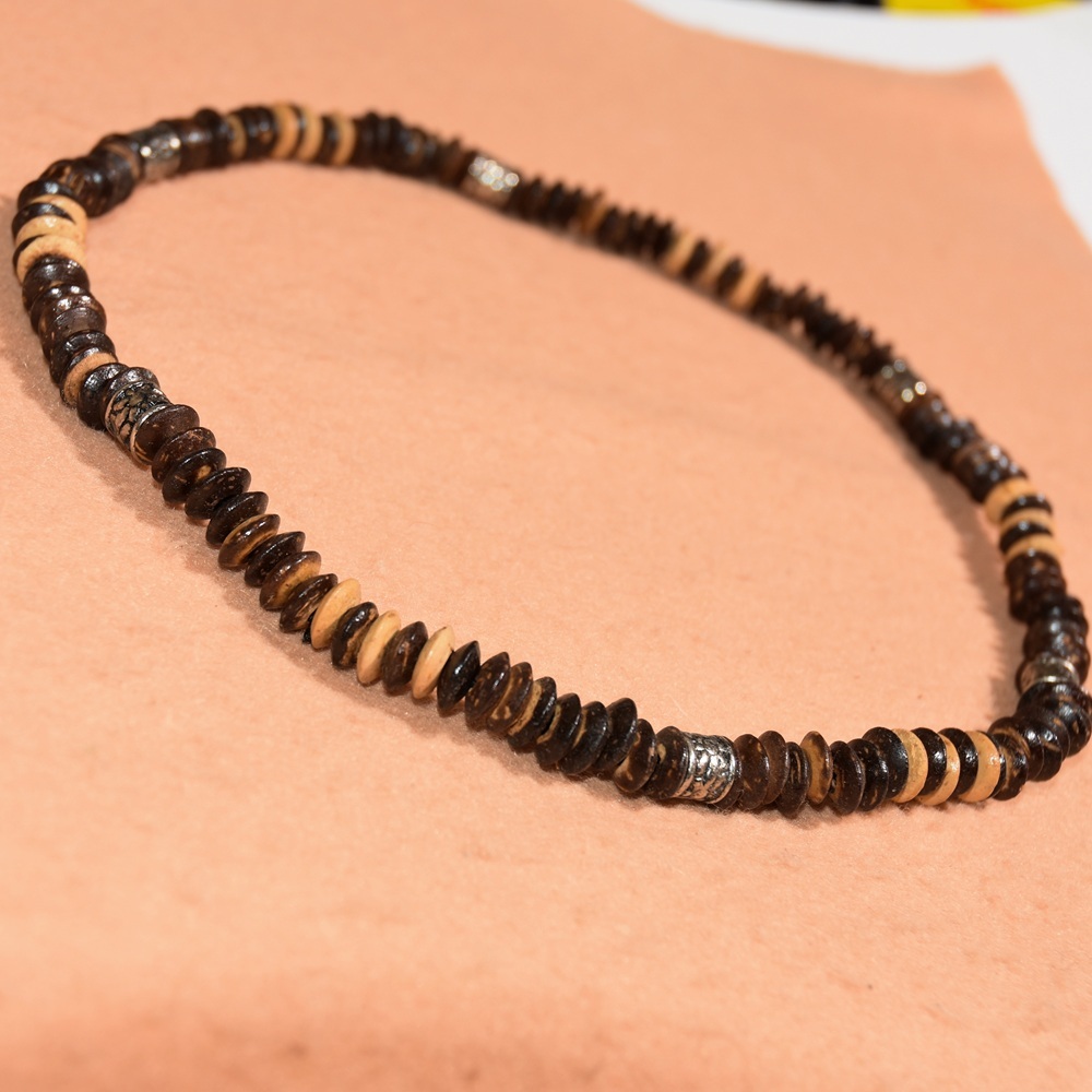 ★ココナッツビーズチョーカー★ネックレス★アジアンエスニック★新品★B31拍卖