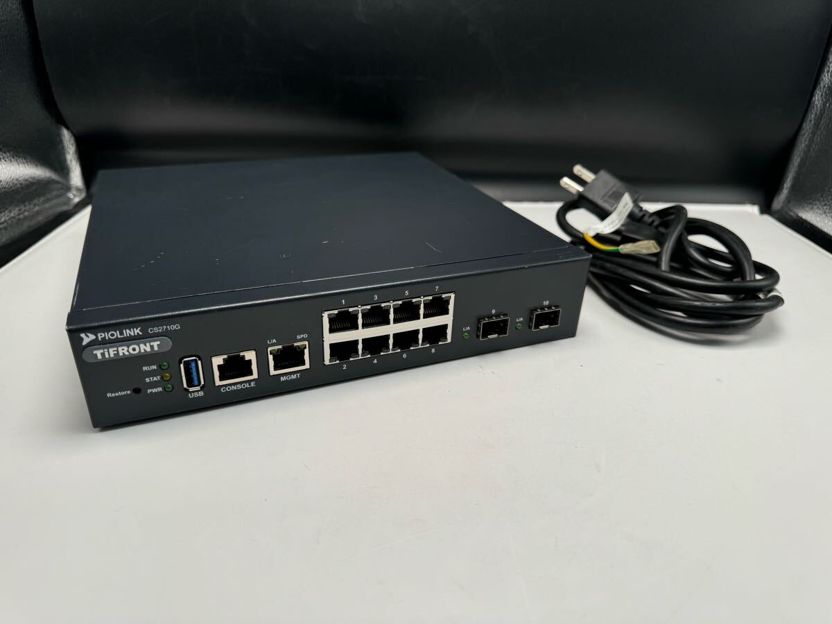 S2422) 中古 PIOLINK クラウド管理型セキュリティスイッチ TiFRONT - CS2710G セキュリティハブ(戊1)拍卖