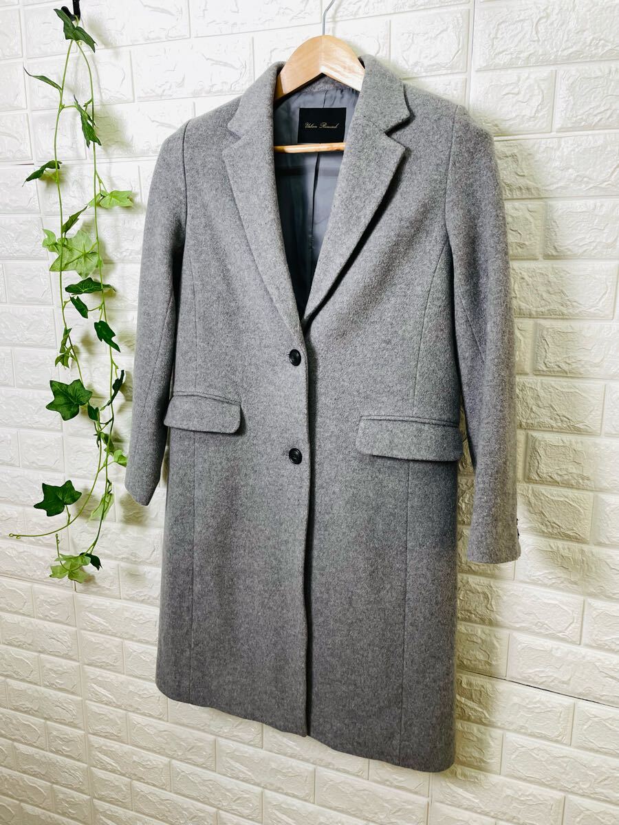 ★レディース アーバンリサーチ カシミヤウールコート グレー系 UR77-27C011 110225-007拍卖
