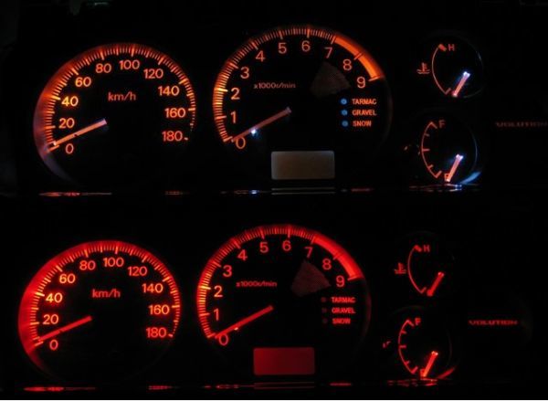 ランサー(CT9A) メーターLED照明セット! ブルー拍卖