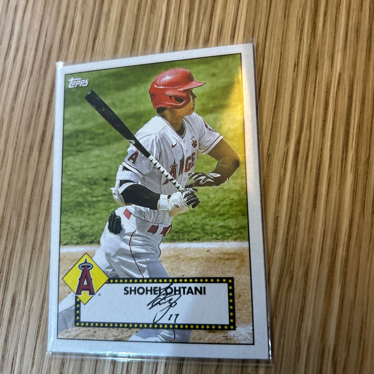 2021topps 大谷翔平 T52-43 エンゼルス ドジャースサイン 打者拍卖