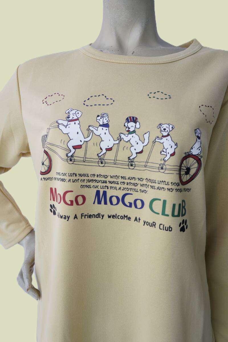 Rooming MogoMogoClub イエロー 上下セット M~Lサイズ 天竺 ポリエステル100% 新品 ルームウエア拍卖