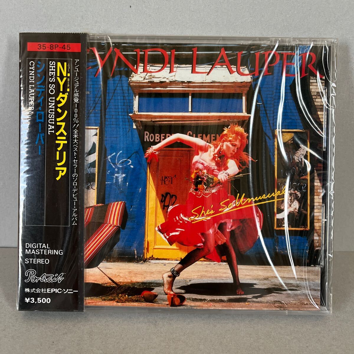 【未開封】シンディ・ローパー NYダンステリア 新品 CD 35・8P-45 箱帯 税表記無 旧規格 拍卖
