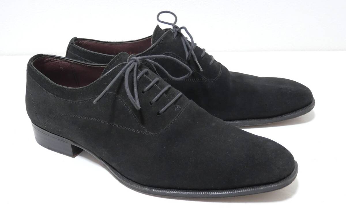日本製 インターナショナルギャラリービームス スエード シューズ 黒 61/2 ビジネスシューズ BEAMS 拍卖