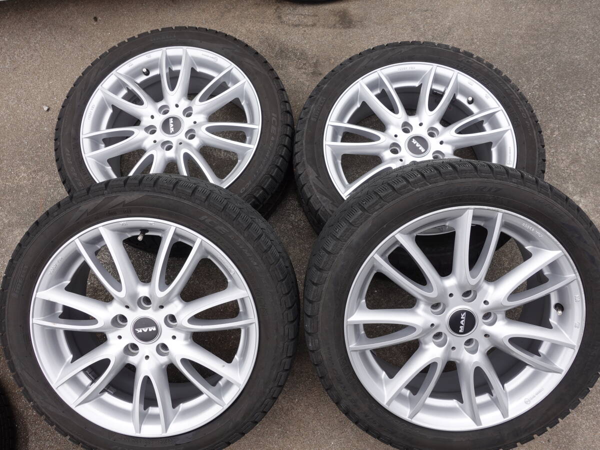 MAK 225/45R17 7J×17 ET45 PCD112 BMWミニなどにどうぞ! 山はなし拍卖