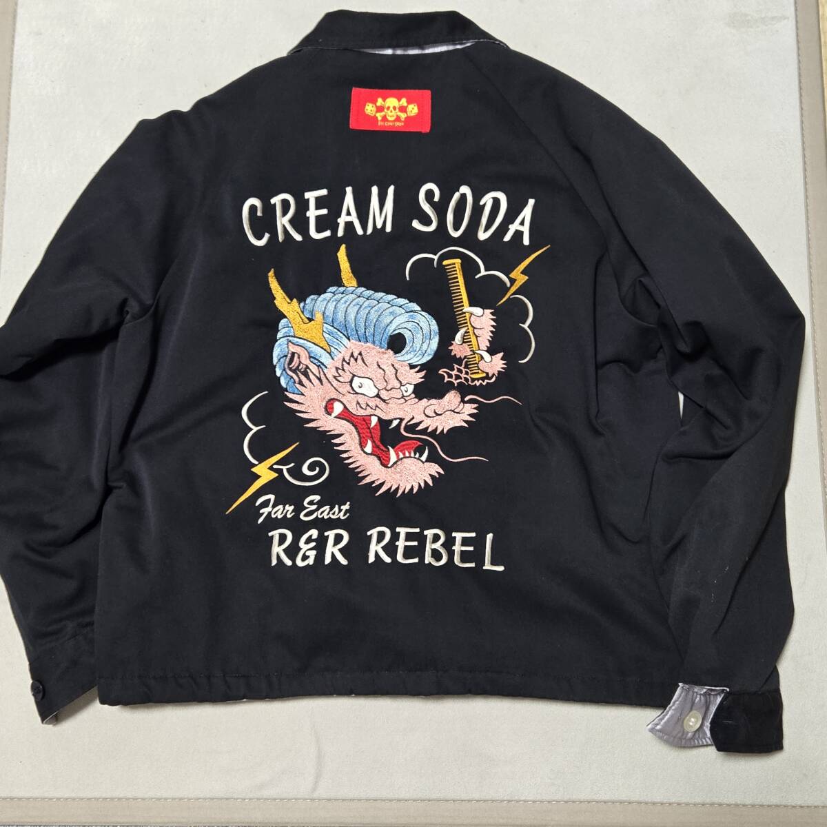 クリームソーダ ベトジャン ピンクドラゴン CREAM SODA スカジャン拍卖