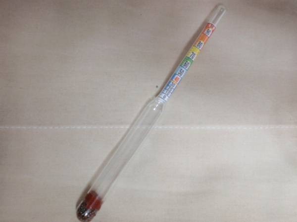 新品 アルコール度数計 浮かせるだけ 簡単タイプ 0-96度用拍卖