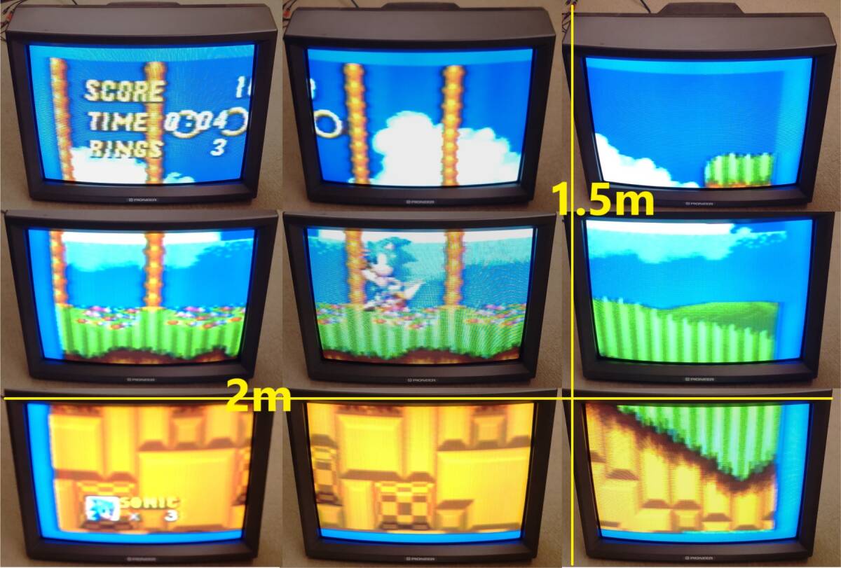 100インチ ブラウン管業務用巨大スクリーンシステム CRT カラーディスプレイモニターセット拍卖