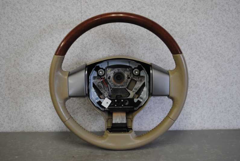 ☆ティーダ ラティオ 18G 前期 (SJC11 SC11) H.17 純正 動作保証 ステアリングホイール ハンドル レザー ウッドコンビ 48430-ED00B s016087拍卖