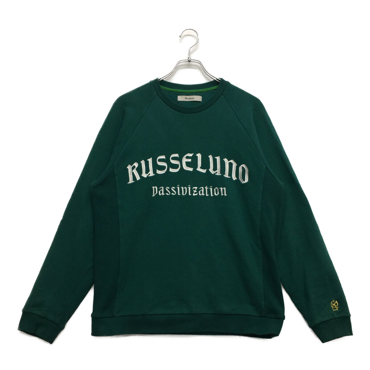 coco 中古【値下げ】 ラッセルノ RUSSELUNO メンズ スウェット 5(L) 緑 グリーン 長袖トレーナー レターパックプラス発送可 107719拍卖