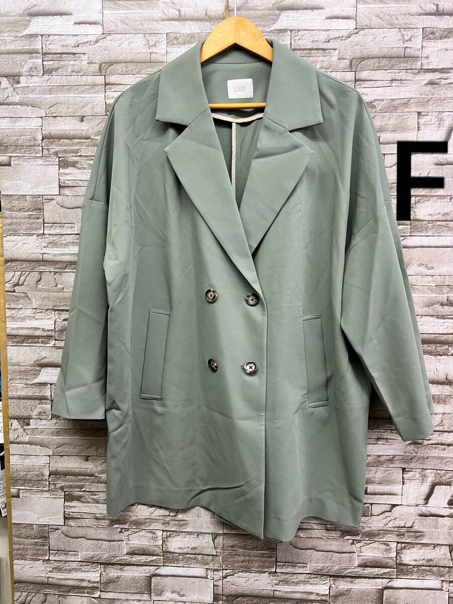 F LOWRYSFARM ローリーズファーム オリーブグリーン グリーン テーラードジャケット ジャケット 長袖 トップス オーバーサイズ ブレザー拍卖