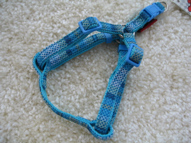 ★同梱お得★小型犬胴輪-№45・スポーティーメッシュ・ブルー♪拍卖