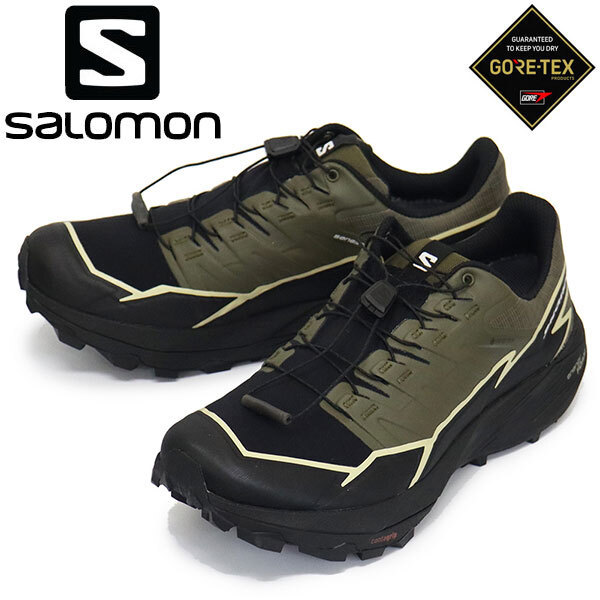Salomon (サロモン) L47383400 THUNDERCROSS GORE-TEX 男性用トレイルランニングシューズ OLIVE NIGHT/BLACK/ALFALFA SL046 26.0cm拍卖