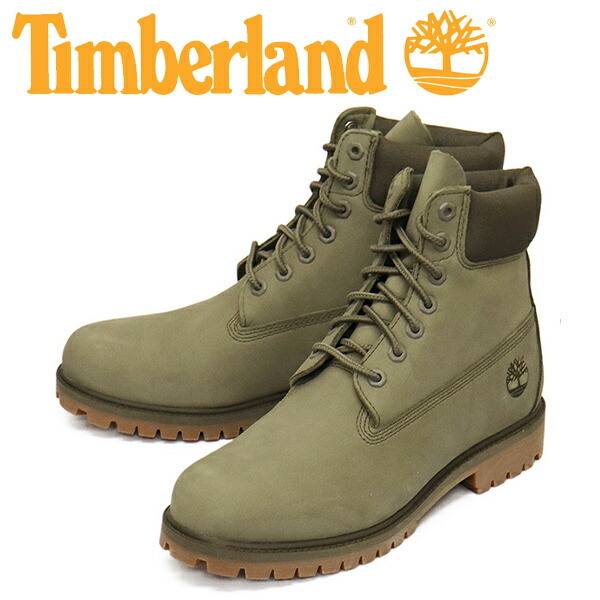 Timberland (ティンバーランド) A41MW-EO8 6in PREM WP BT 6インチプレミアムウォータープルーフブーツ Olive TB541 US9-約27.0cm拍卖