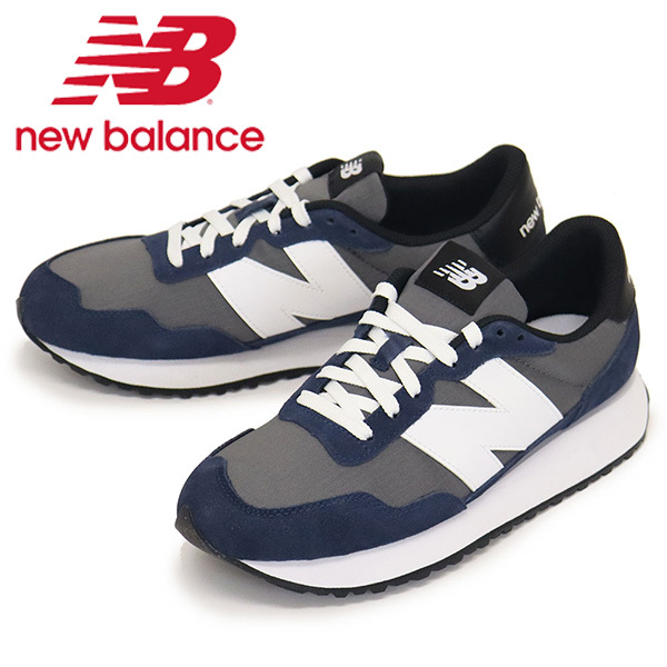 new balance (ニューバランス) MS237M CN スニーカー NAVY/GRAY NB931Dワイズ27.5cm拍卖