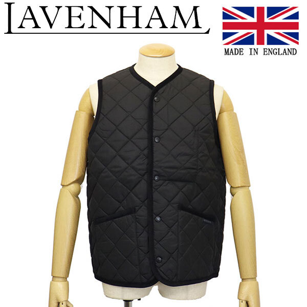 LAVENHAM (ラベンハム) SLJ2039 THORNHAM MENS RC ソーンハム メンズ キルティングベスト F44 SABLE BLACK イギリス製 LH022S拍卖