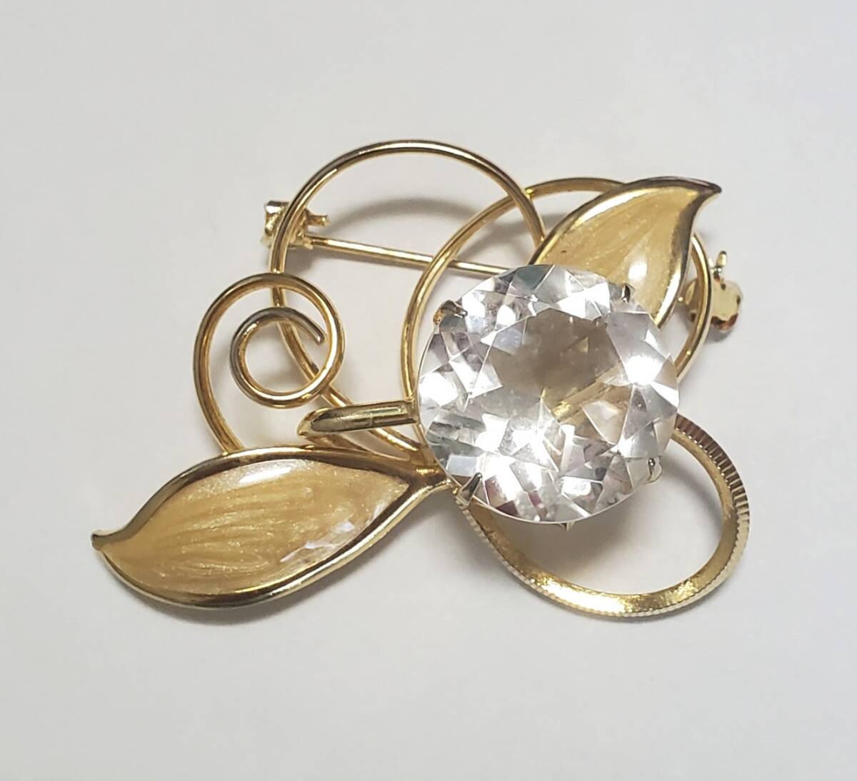 ラインストーン ブローチ レディース 11,8g きれいめ拍卖