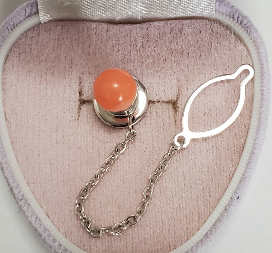 本珊瑚 タイピン メンズ 2,7g 美品拍卖