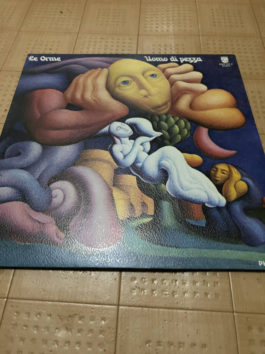 【LP】レ・オルメ Le Orme/Uomo di Pezza イタリアンプログレ イタリア盤(1972年) 見開きジャケ拍卖