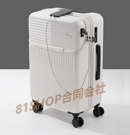 スーツケース 機内持ち込み 軽量 キャリーケース トップオープン 上開き キャリーバッグ 静音 ビジネス ハーフオープン TSAロックSsize拍卖
