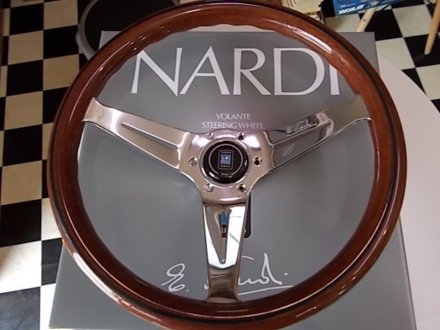 NARDI ナルディ Rally(wood) N770 ウッド&ポリッシュスポーク 350mm ディープコーンタイプ 送料無料拍卖