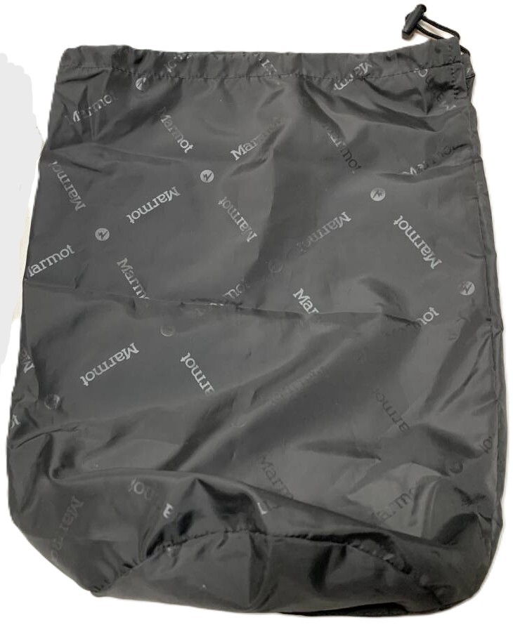 Marmot  マーモット  4L サイズ インナーダウン 付属品 袋  グレー  平置き 幅25cm 高さ30cm  未使用品拍卖