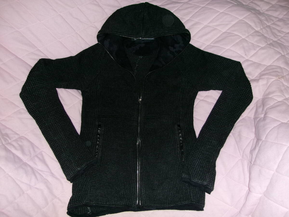 ARMURE アルミュール ワッフル サーマル フ―ディー パーカー スウェット ジャケット 日本製 サイズ 3拍卖