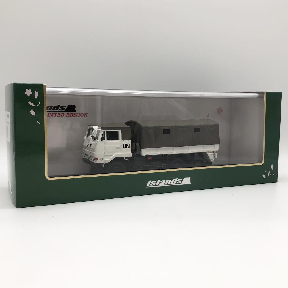 【中古】訳有 ヒコセブン islands アイランズ 1/43 陸上自衛隊 3・1/2t トラック (73式大型トラックSKW477 国連平和維持活動仕様)拍卖