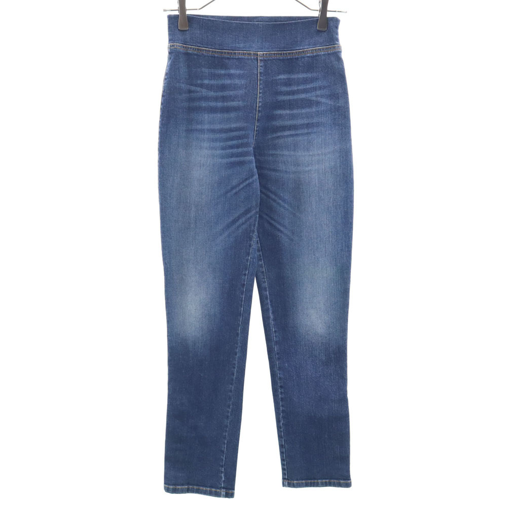 ERMANNO SCERVINO エルマンノ シェルヴィーノ イタリア製 スキニーデニムパンツ 38 ウォッシュブルー パギンス レギンス レディース拍卖
