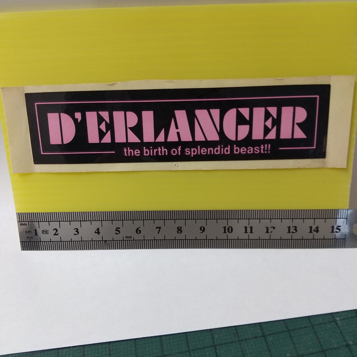 D'ERLANGER ステッカーthe birth of splendid beast 拍卖