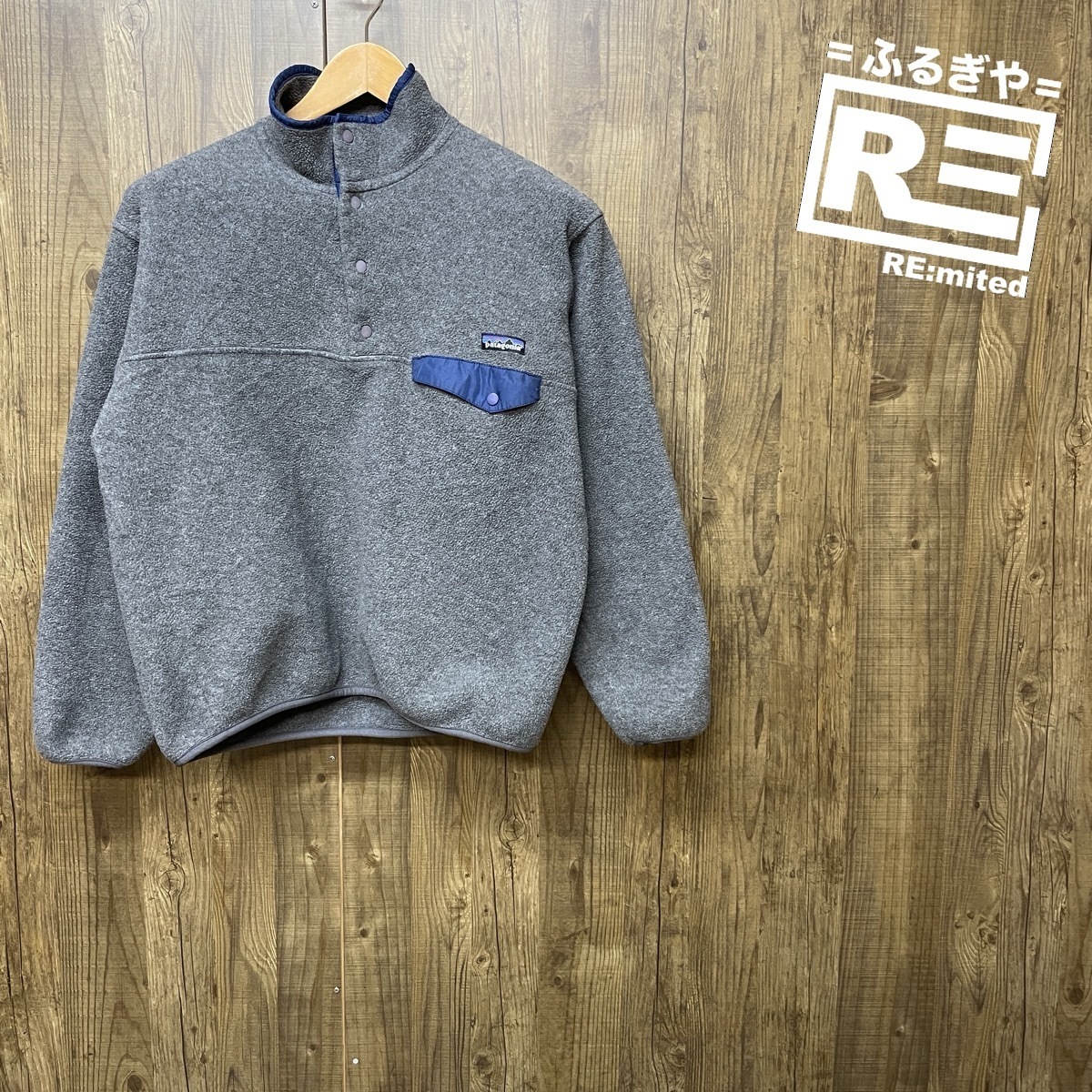 M patagonia パタゴニア スナップT フリースプルオーバー 4765拍卖