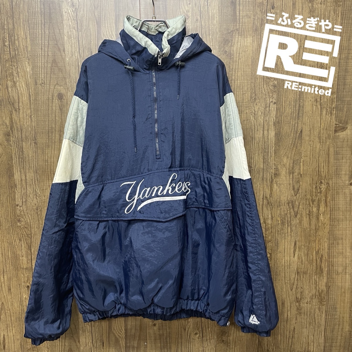 XL majestic マジェスティック ナイロンジャケット ジャンパー 4982拍卖