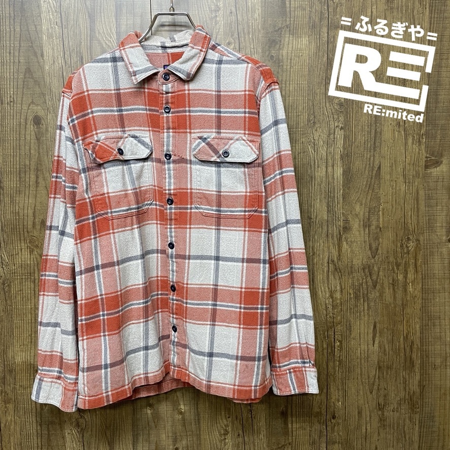 M patagonia パタゴニア チェックシャツ 長袖 オーガニックコットン 4988拍卖
