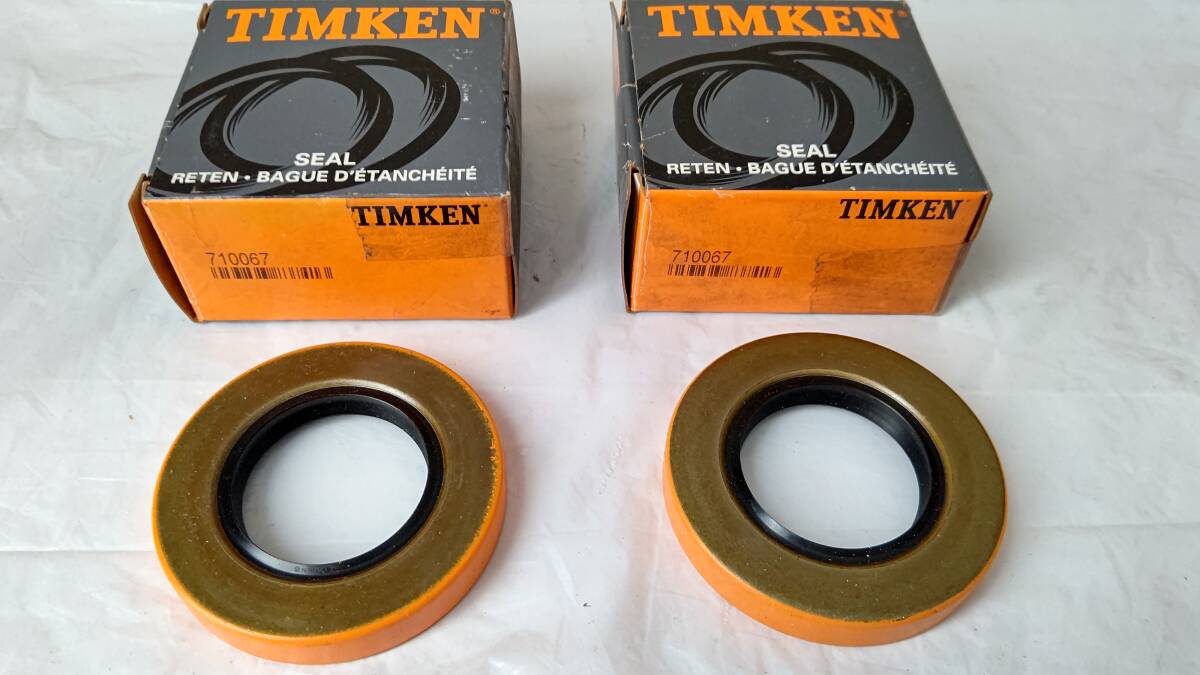 TIMKEM 710067 ホイールベアリングシール リアアクスルシール 2個セット クライスラー/ダッチなど 新品未使用品拍卖