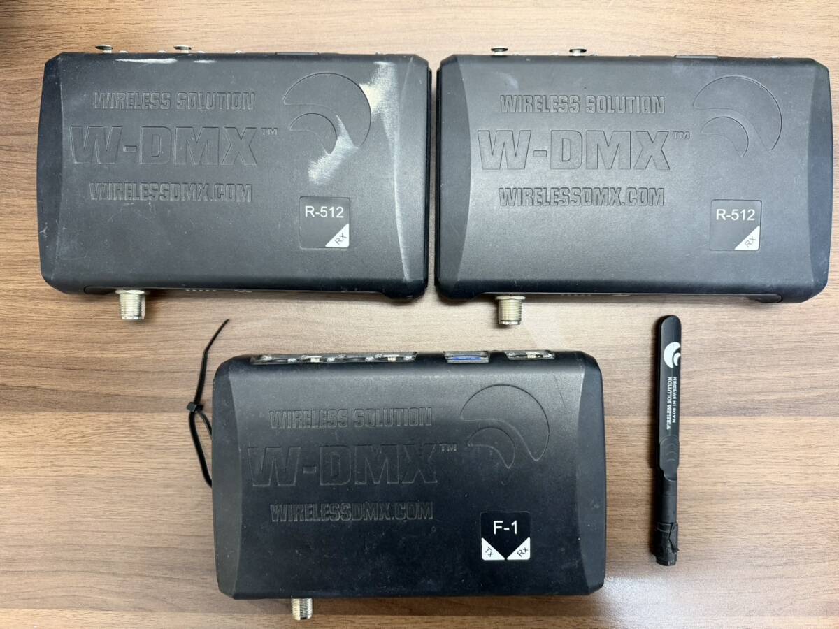 【KM375】Wireless Solution W-DMX G4MK2 R-512 2台 G4MK2 F-1 1台 3台セット 舞台道具拍卖