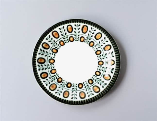 1960~70年代 ベルギー製 ヴィンテージ BOCH NOIX 19cm プレート ボッホ ノア お皿 磁器 陶器 アンティーク 食器 ヨーロッパ_it3576拍卖