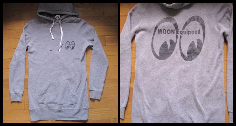 INDEPENDENT moon Equipped グレー パーカー サイズ不明 ムーンアイズ 目玉拍卖