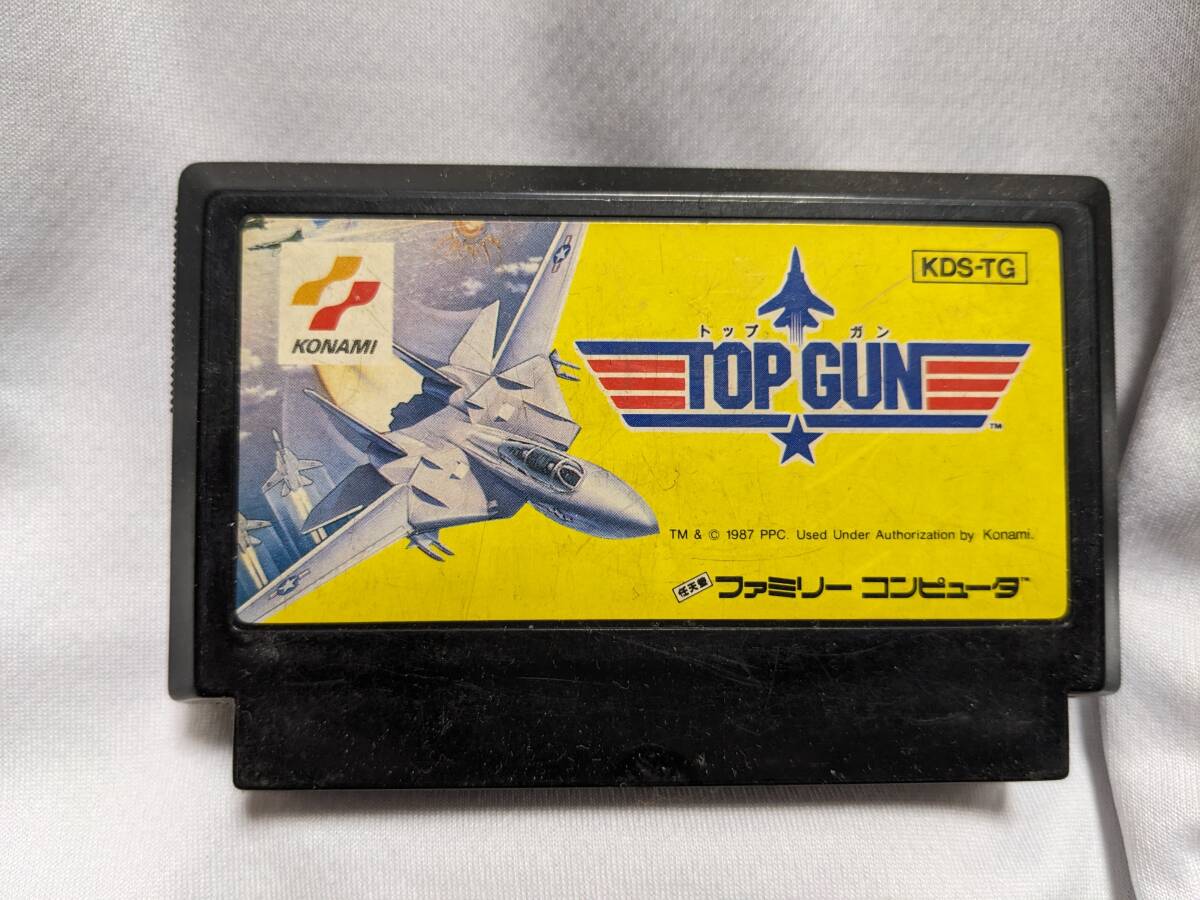 【送料無料】(入手困難品)ファミコン「トップガン」(コナミ) KDS-TG ソフトのみ拍卖