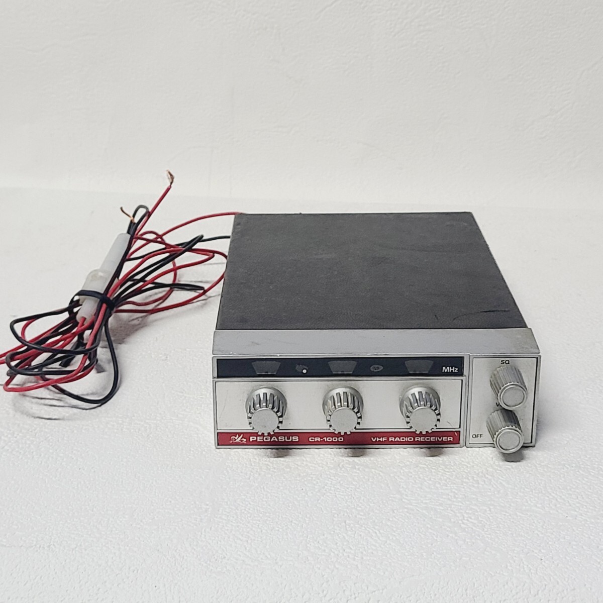 0220◆ペガサス PEGASUS VHF RADIO RECEIVER CR-1000 ラジオレシーバー通電OK◇◆拍卖