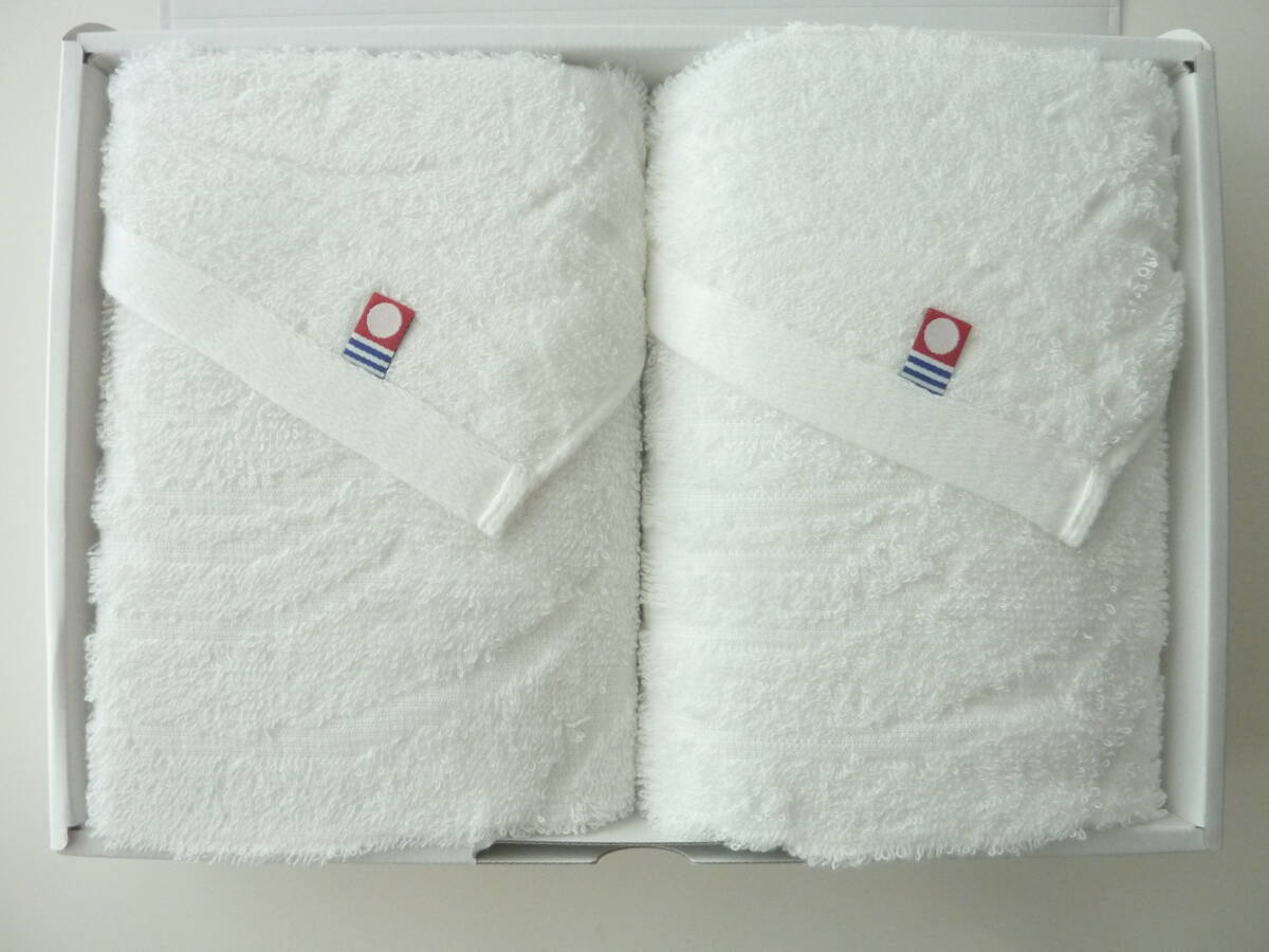 未使用 今治タオル 読売新聞 フェイスタオル 2枚 ※箱なし発送拍卖